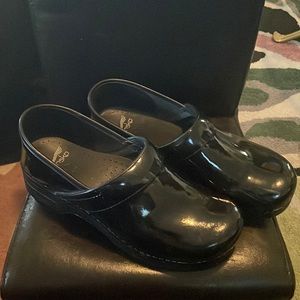 Dansko Patent Leather black shoes